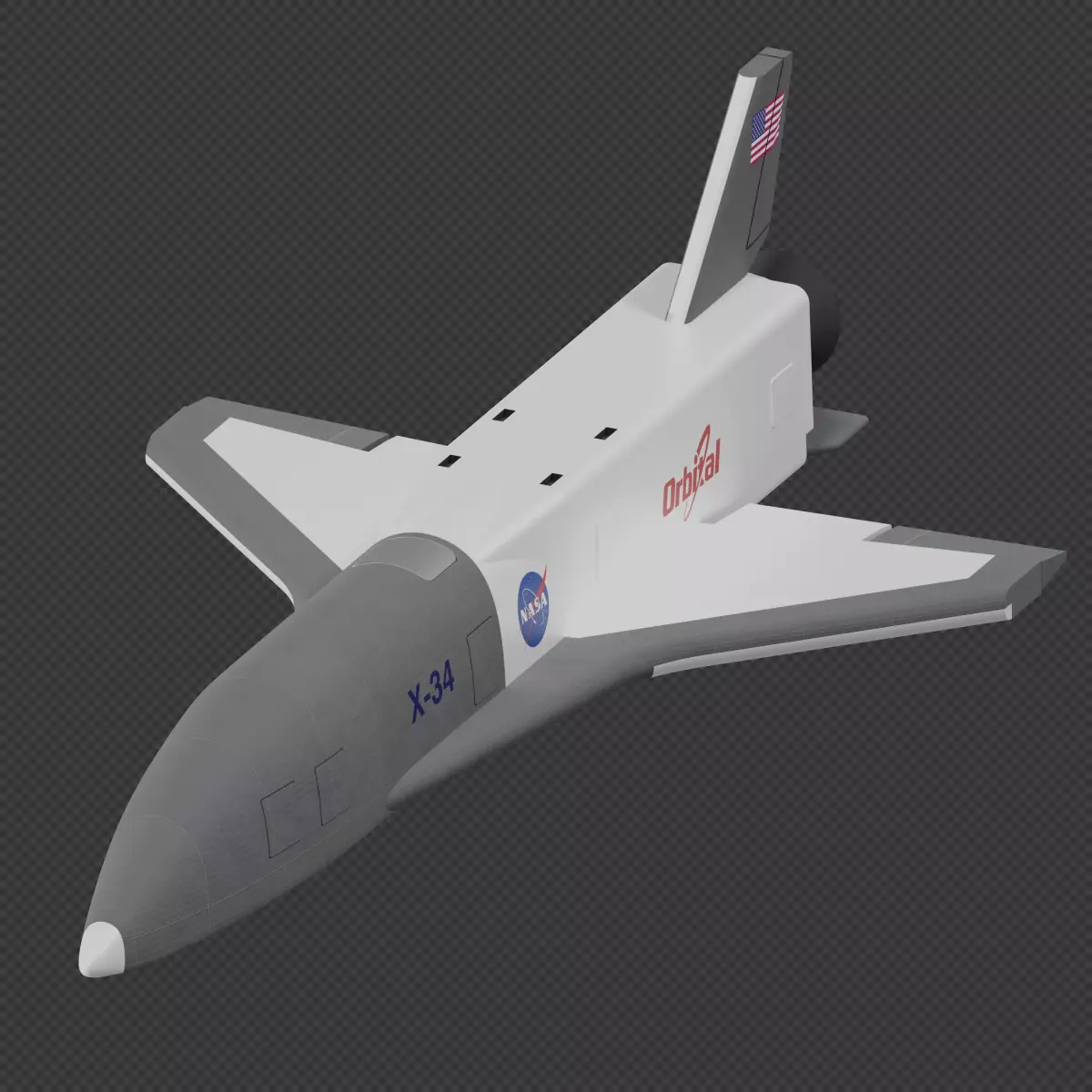 Orbital Sciences Corporation X-34 3D model