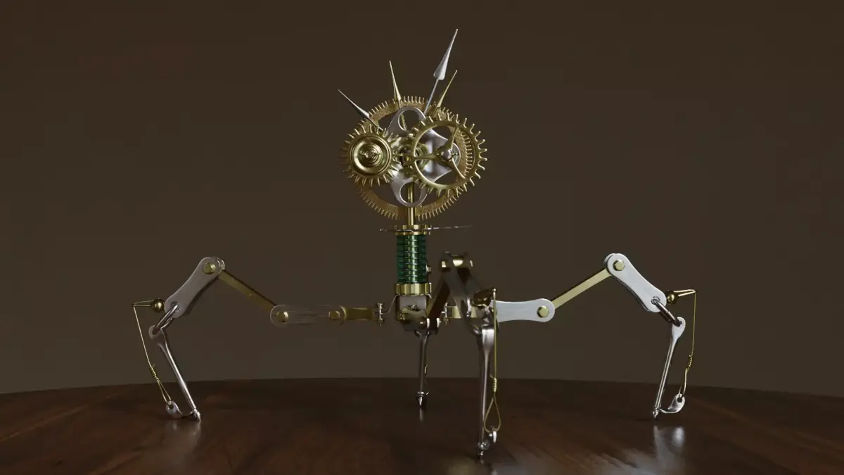 HardSurface Mechanical Creature 3D model