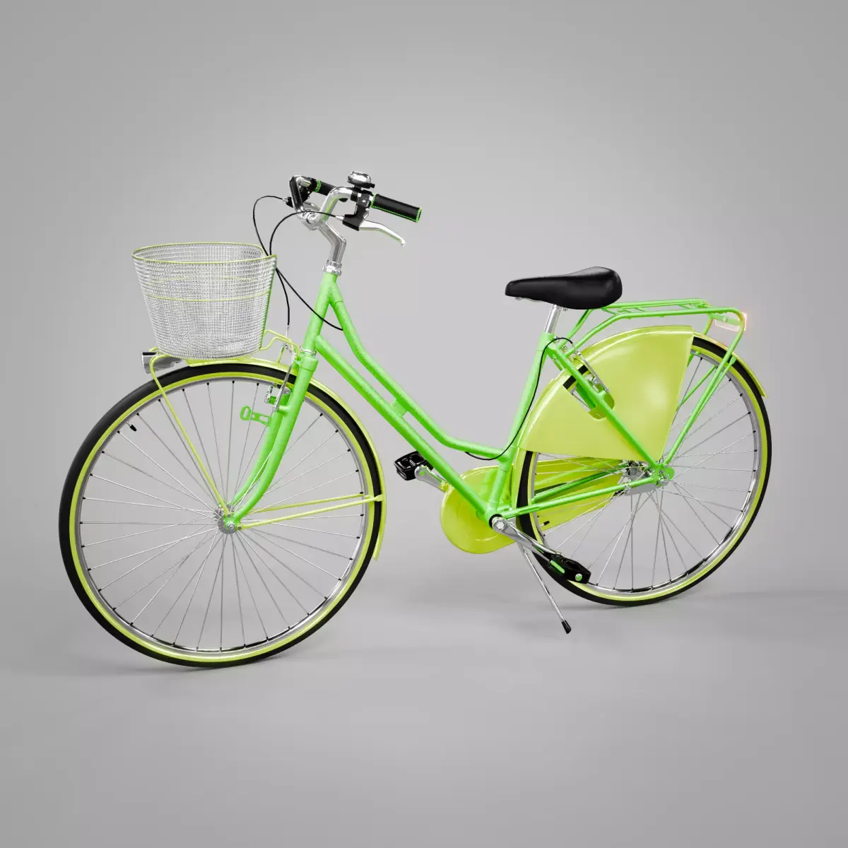 Bicycle High Poly 3D model