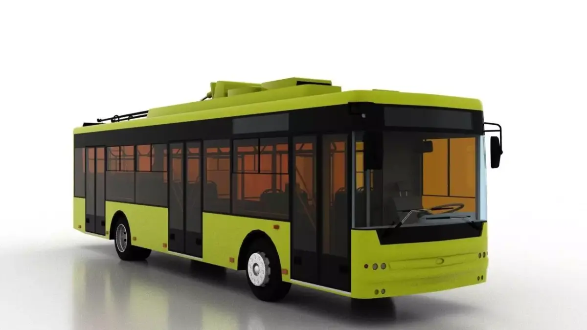 Trolleybus Bogdan T70110 3D model