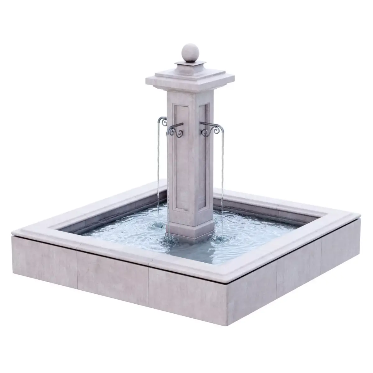 Campania - Luberon Estate Fountain 3D model