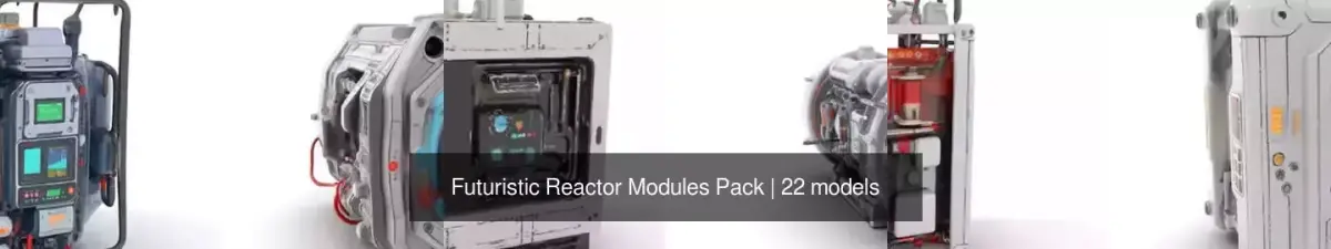 Futuristic Reactor Modules Pack