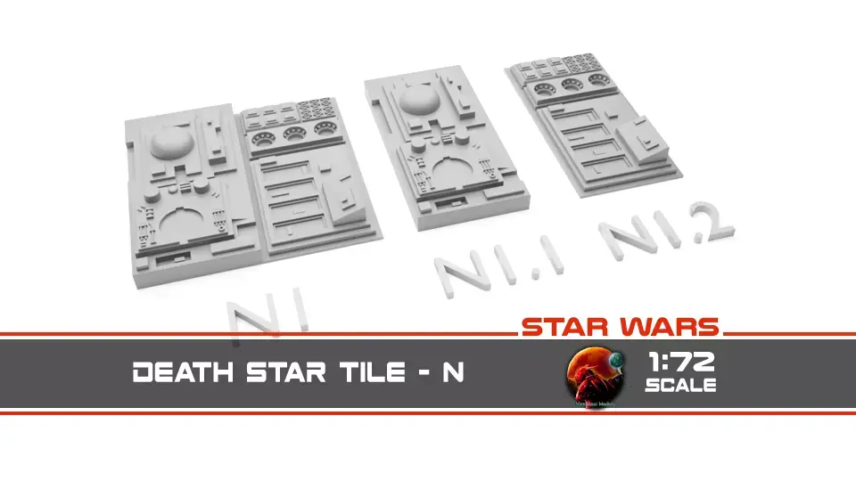 Death Star Tile   Type N 3D print model