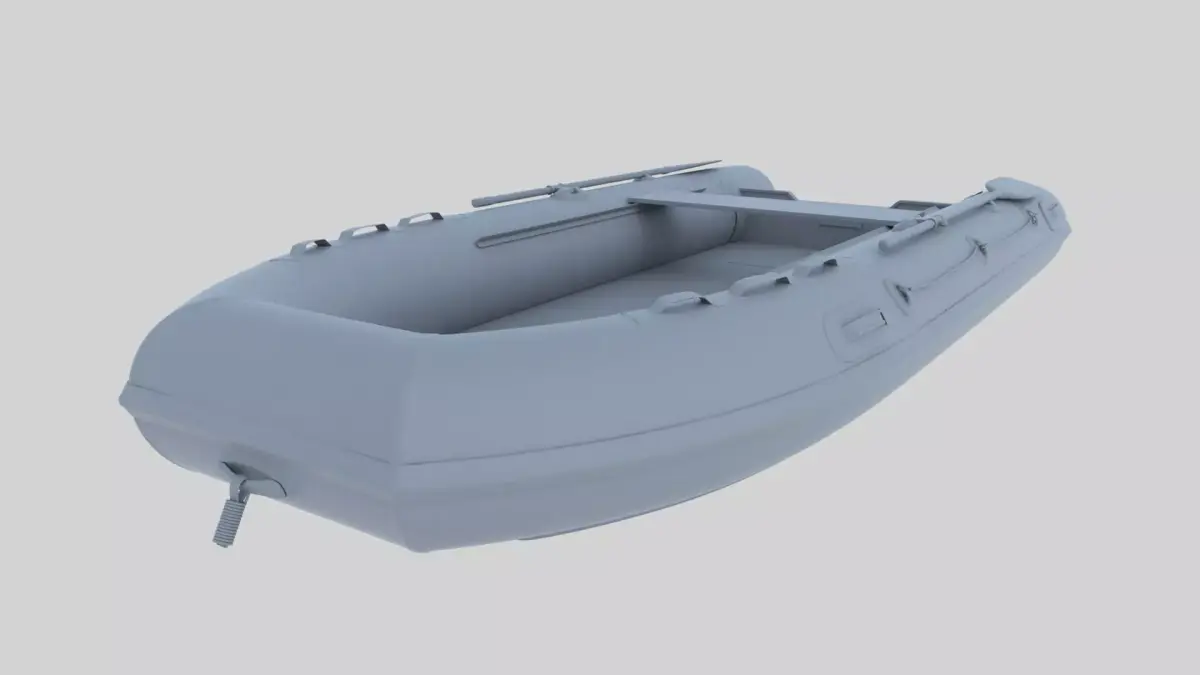 3D Boat inflatable 3D model