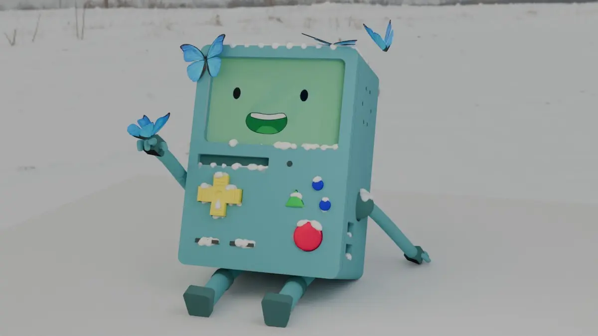 BMO from adventure time show Free 3D model