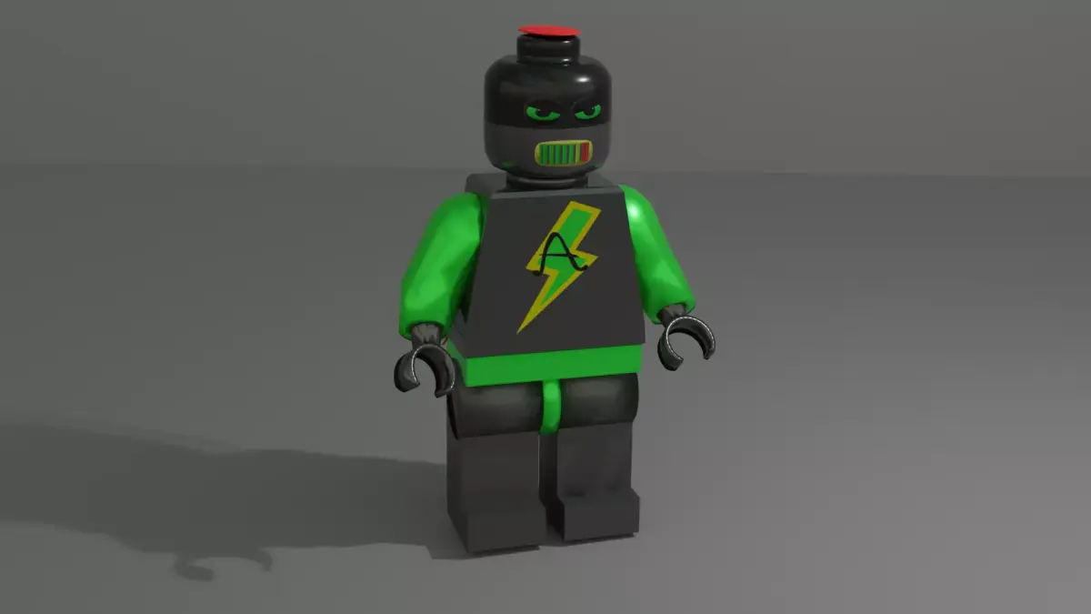 Lego alkalineman 3D model