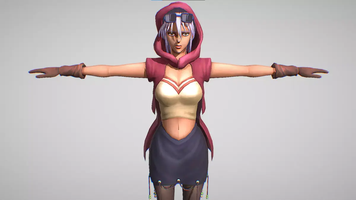 Mariah - Jojo Bizarre Adventure - Diamond Records Low-poly 3D model