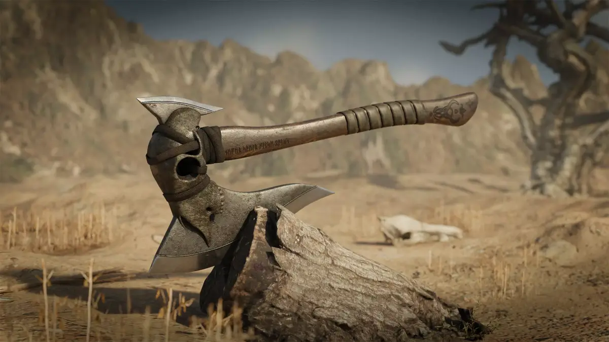 AXE-001 Low-poly 3D model