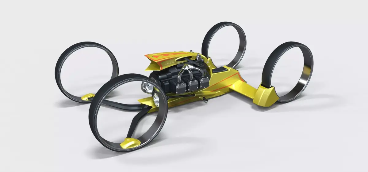 Quad bike concept 3D model