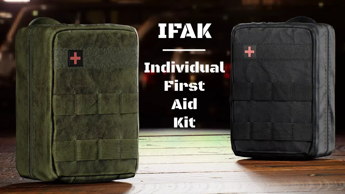 IFAK Individual First Aid Kit Free low-poly 3D model