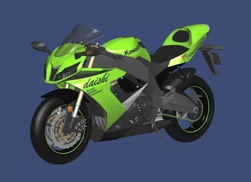 Speed Motorcycles early model 3D model