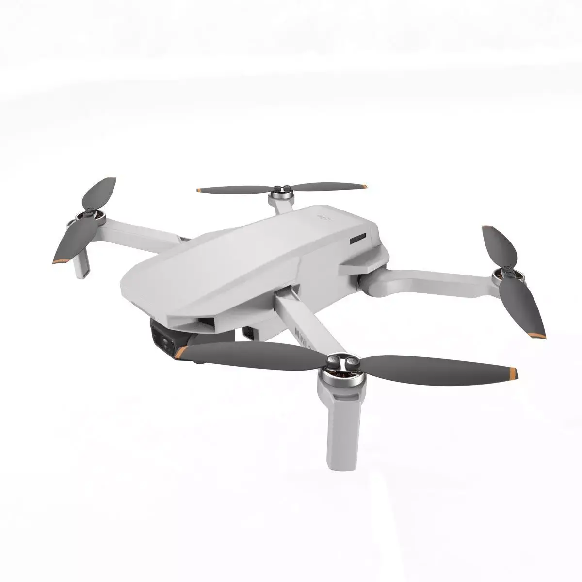 DJI Mini 2 Quadcopter remote controlled drone 3D model