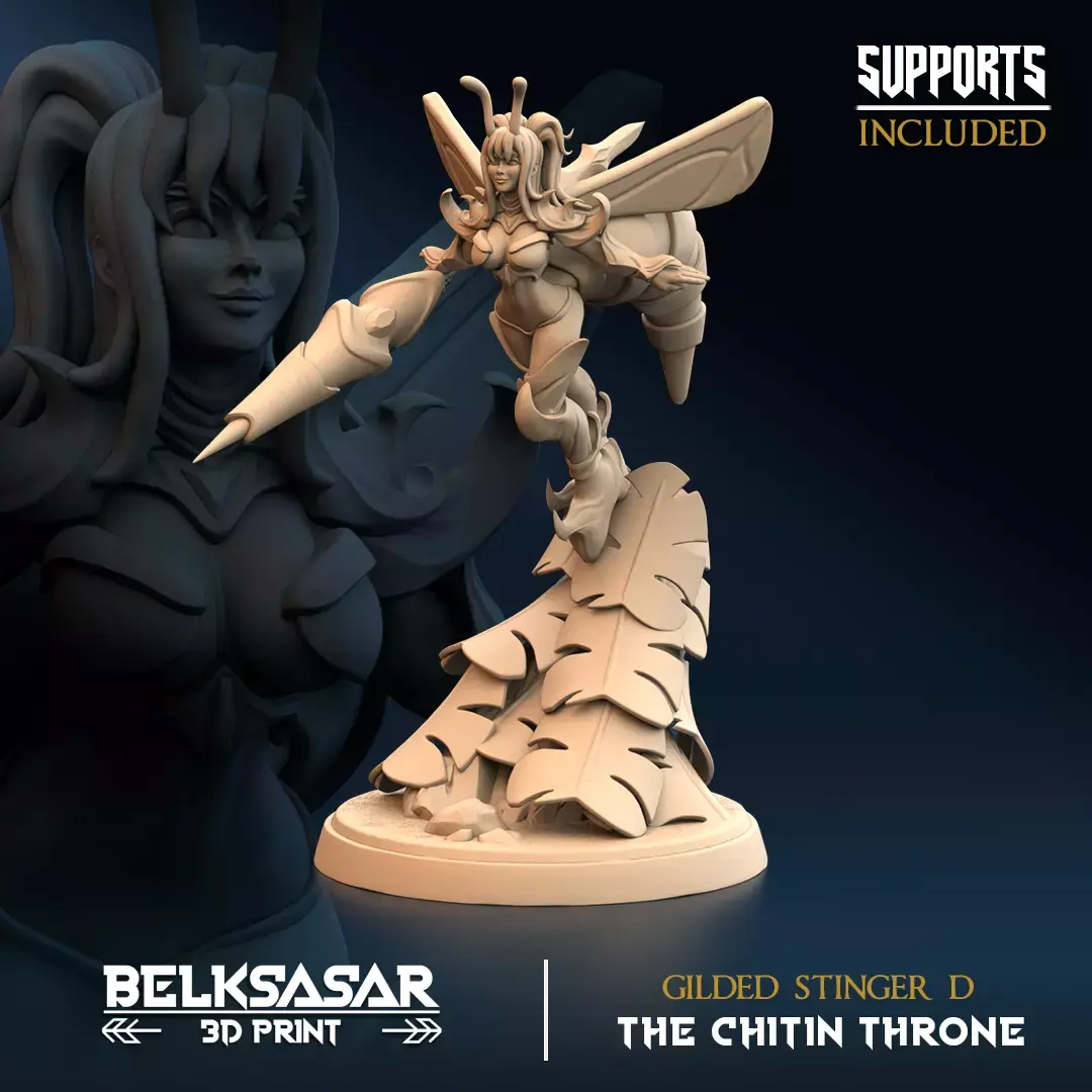 Wasp Warrior Gilded Stinger D 3D print model
