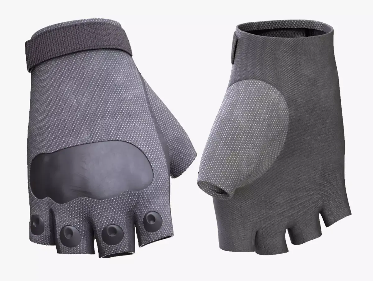 Gloves 18 - All MH Bodies - UE5 Skeletons - Rigged Low-poly 3D model