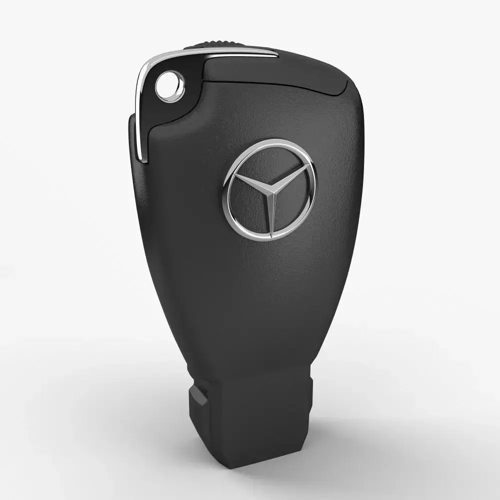 Premium Luxury Car Key Fob Ultra Detailed Scan Model 3D model
