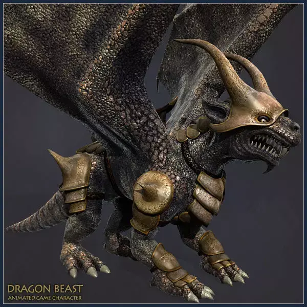 Dragon Beast Low-poly 3D model purchase