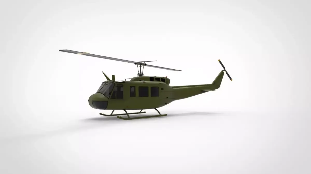 Bell UH-1 Iroquois 3D model purchase