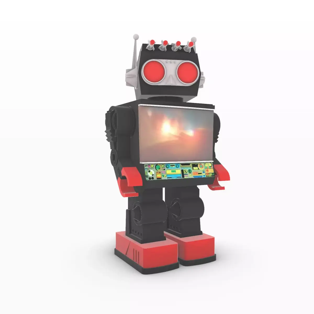 Saturn Robot to 3d Print Free 3D print model purchase
