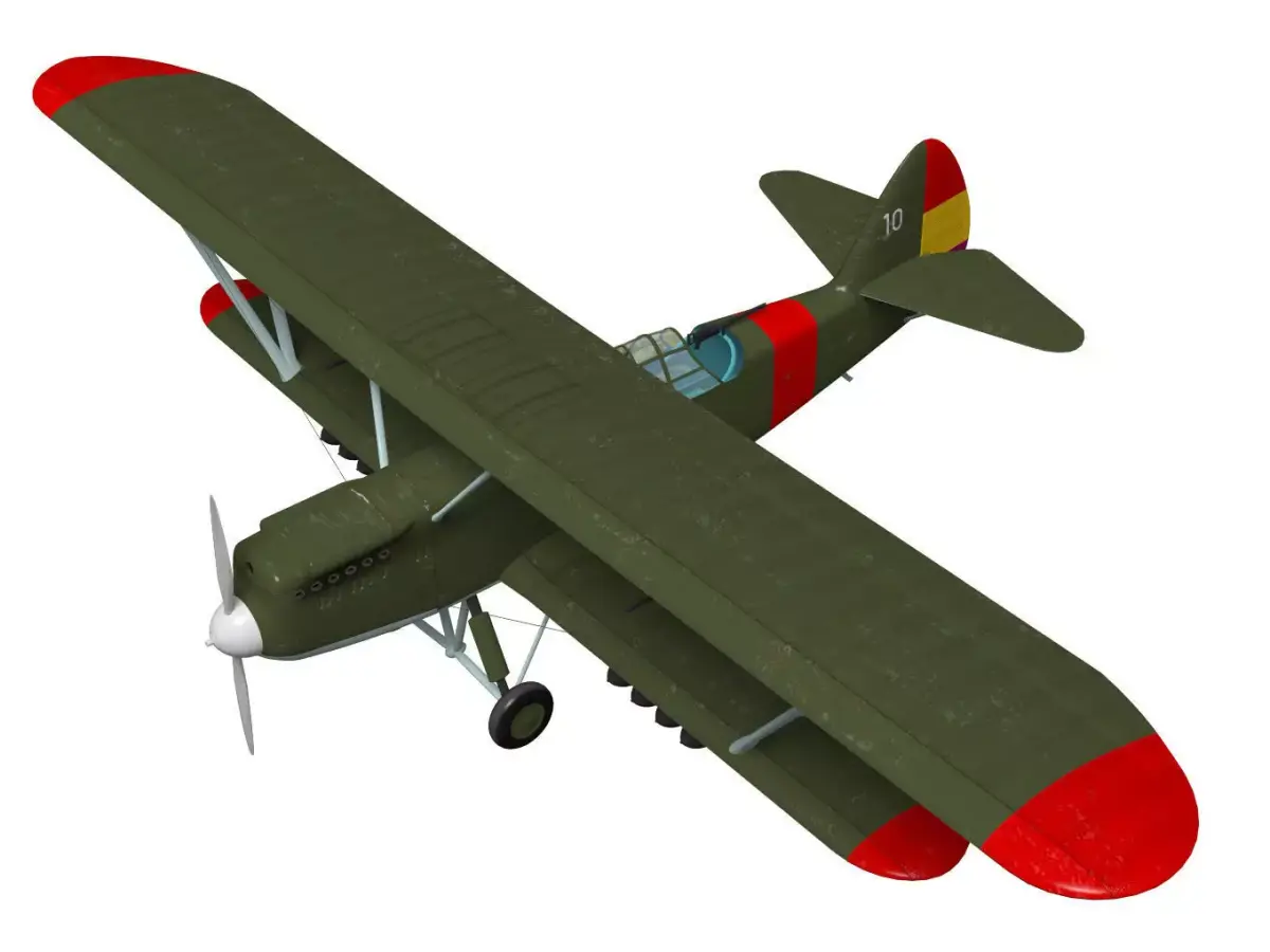 Polikarpov R-Z 3D model purchase