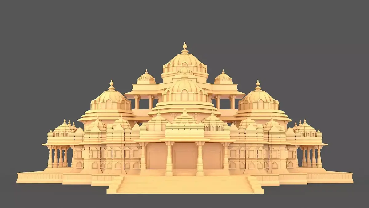 Akshardham Temple 3D model