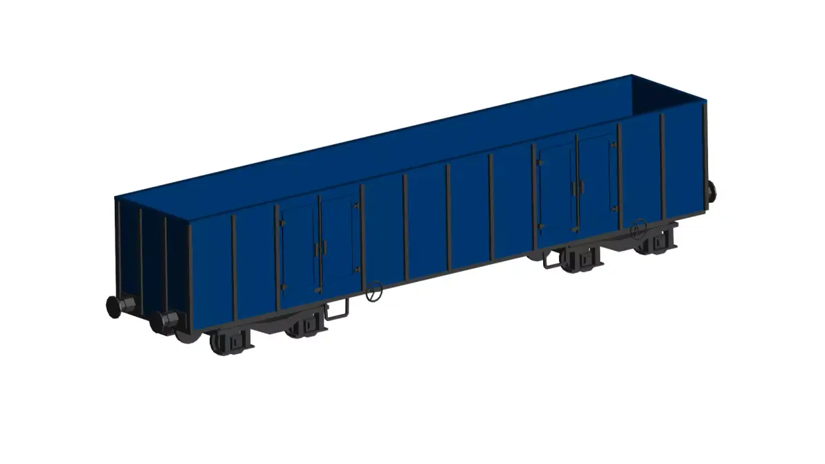 train wagon 3D model buy