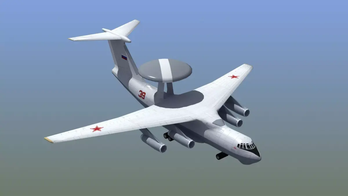 A50 Mainstay AWACS LD1 Low-poly 3D model