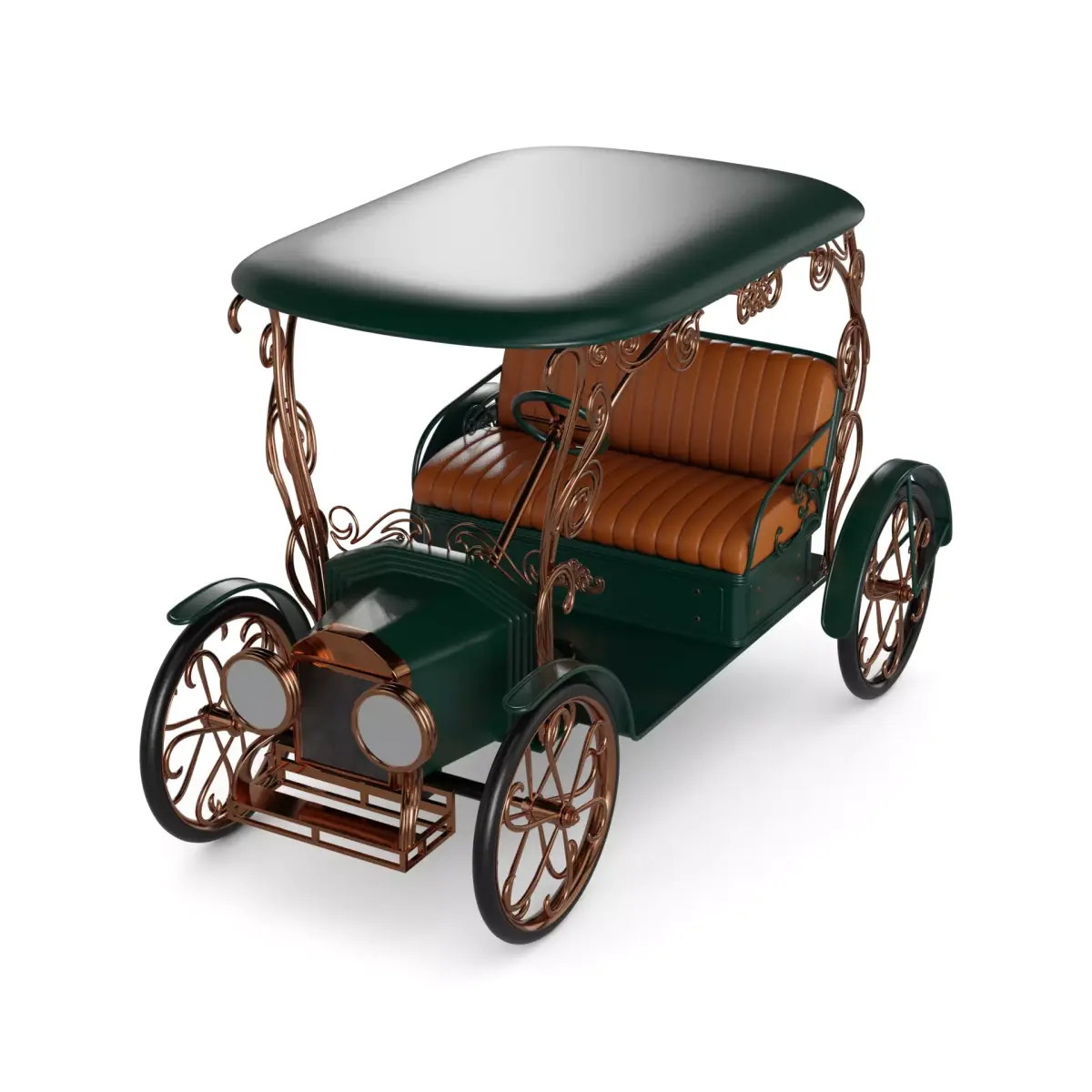 Golf Cart 3D model 2