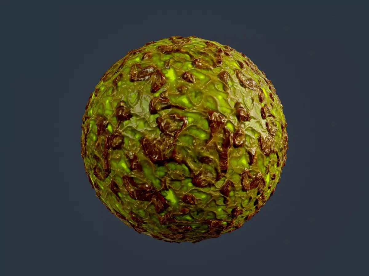 Sci-fi Alien Creature Environment Seamless PBR Texture 36 Texture