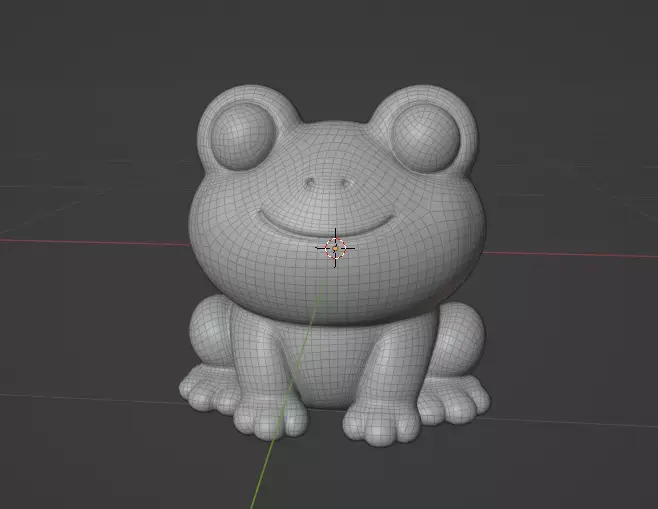 Frog Character 3D model  3D model