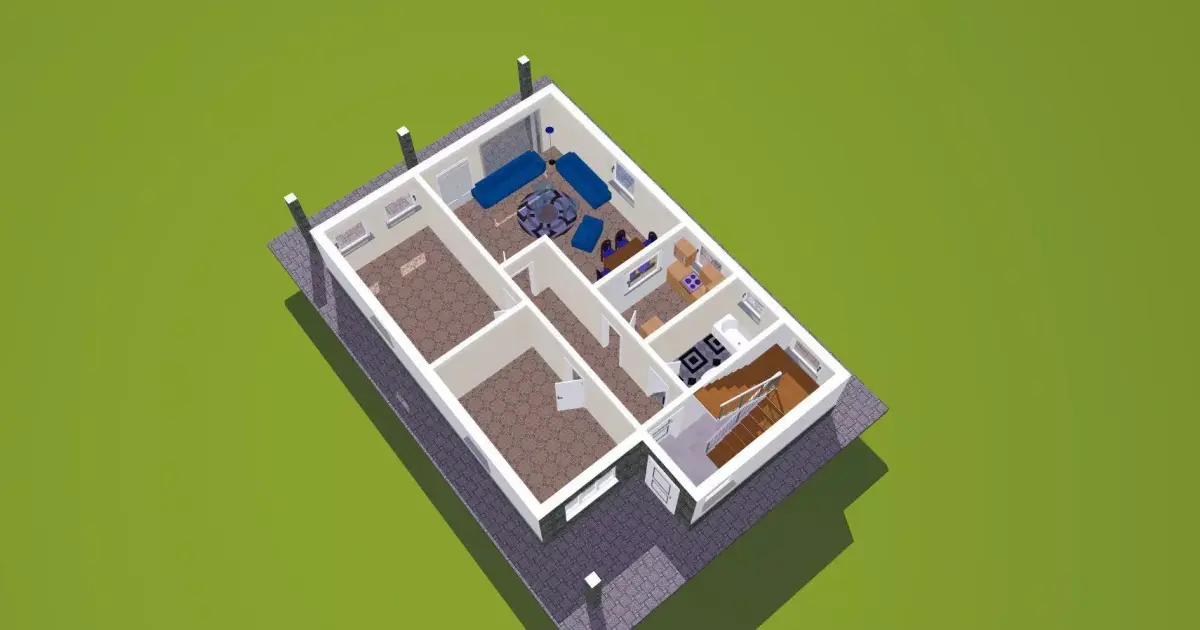 House 22 3D print model purchase