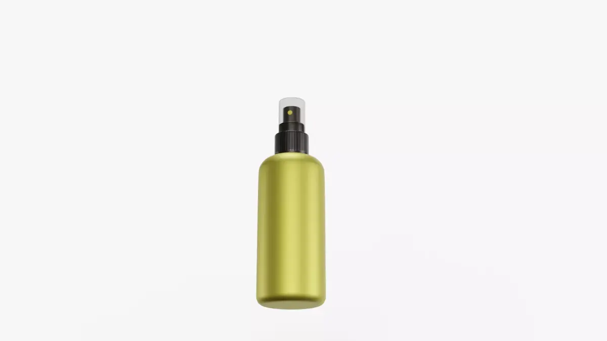 Metallic Spray Bottle 3D model
