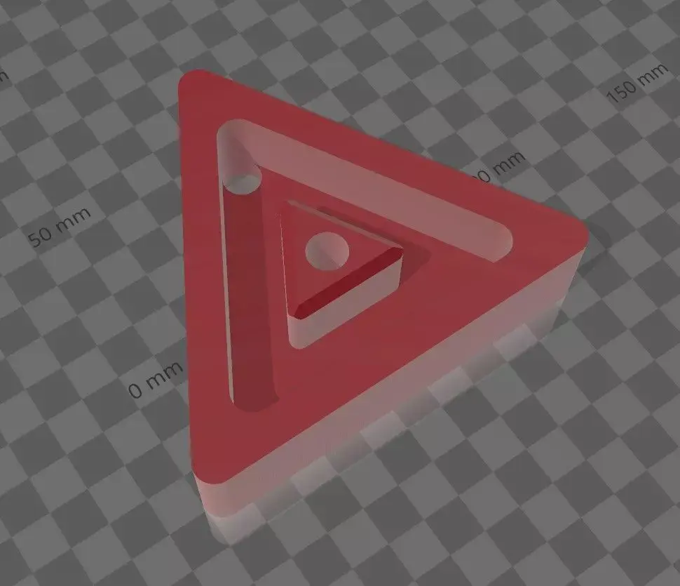 Small Triangle Hangboard Free 3D print model