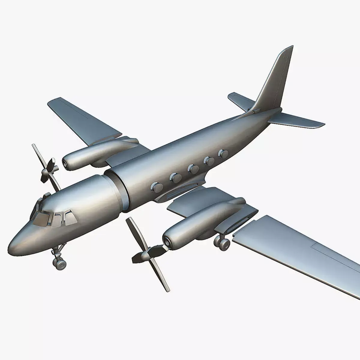 Grumman Gulfstream I G-159 - 3D Printable Model 3D print model