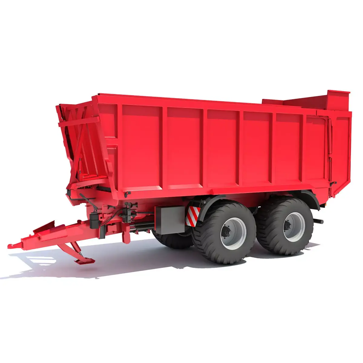Farm Tractor Trailer 3D model purchase