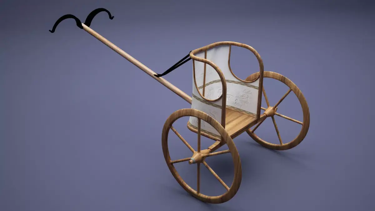 Egyptian Chariot 3D model