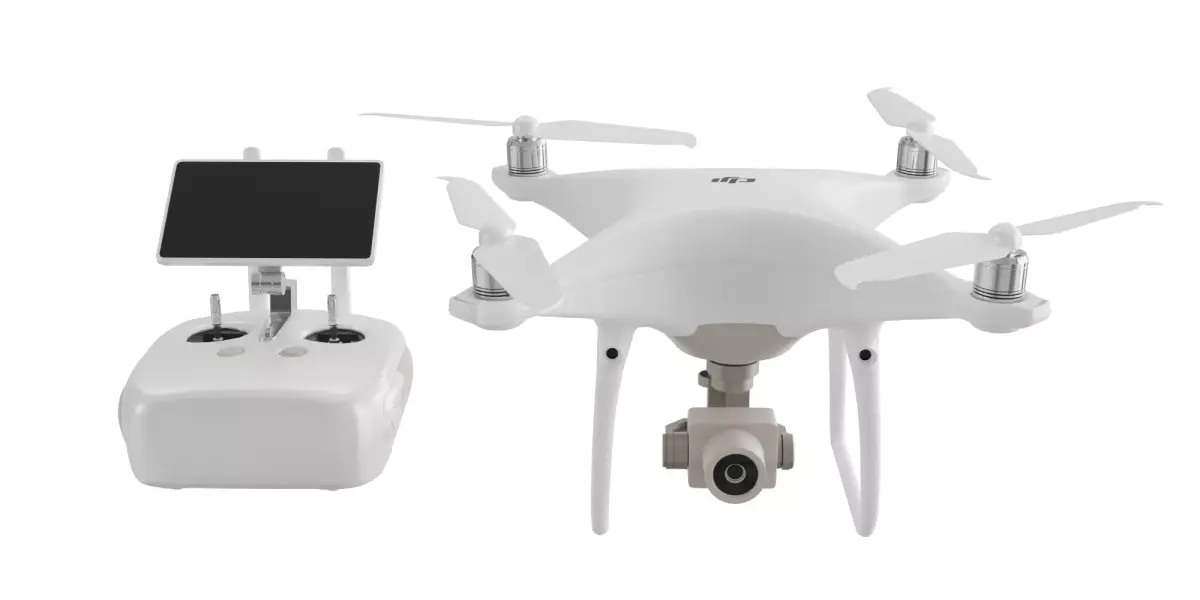 Quadcopter DJI Phantom 4 Pro BLENDER 3D Model Cycles 3D model