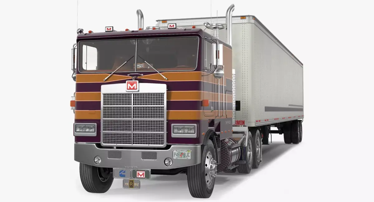 Marmon 110P Truck with Trailer 3D model purchase