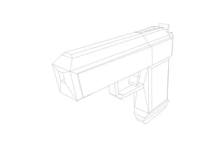 Space gun base Free 3D model
