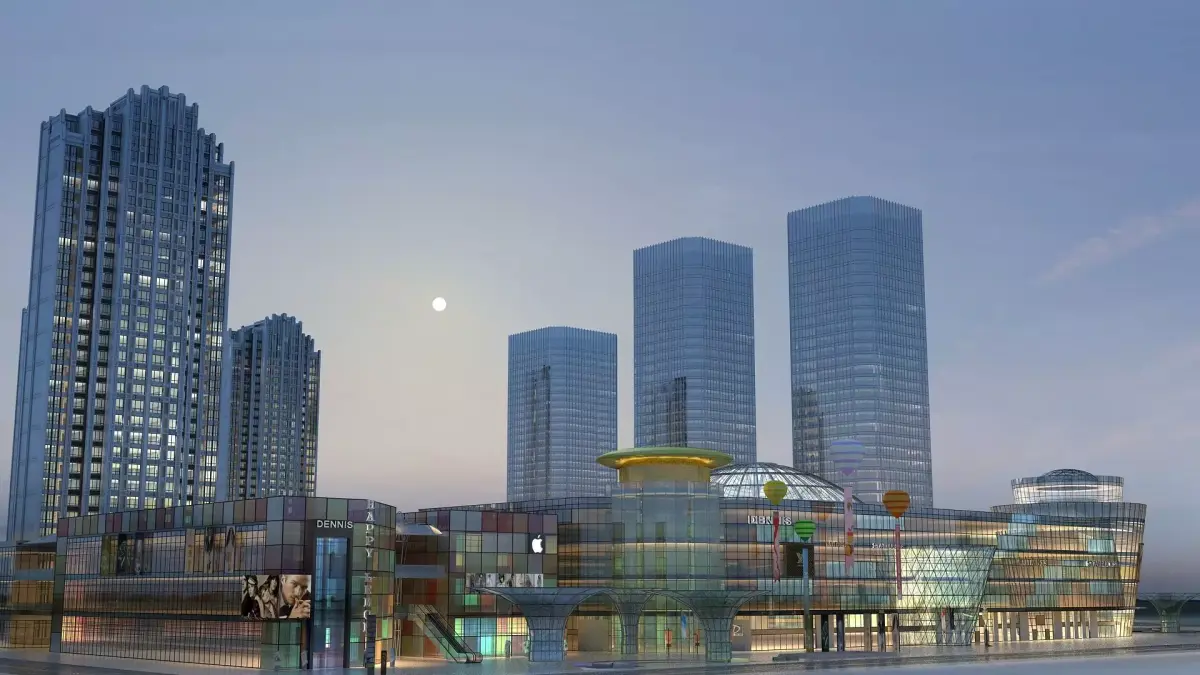  Night View 3D model