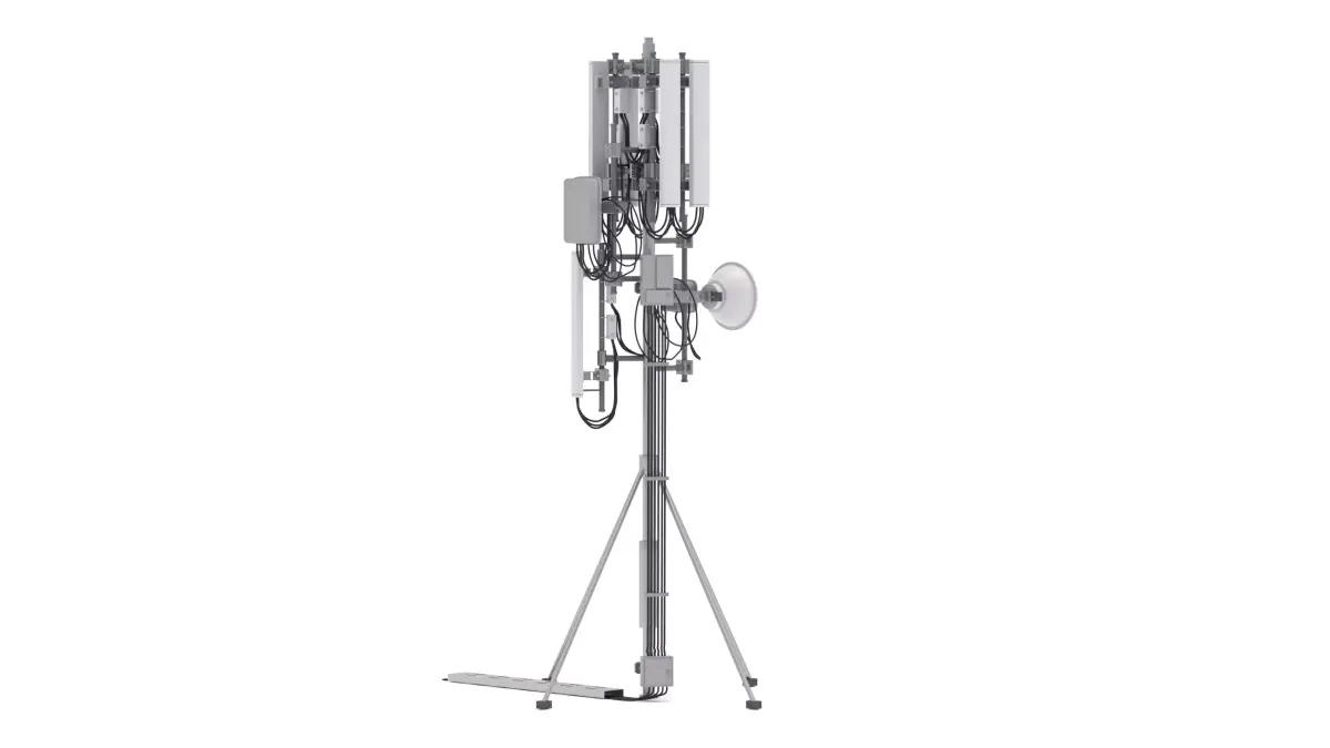 Roof Cell Phone Tower 2 3D model