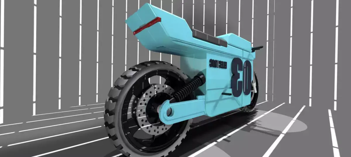  Electric bike Concept 3D model
