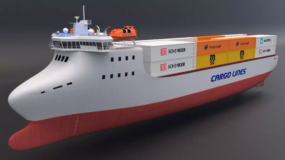 Cargo Ship Container 3D model