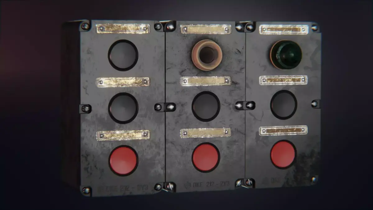Switchboards metal box 3D model