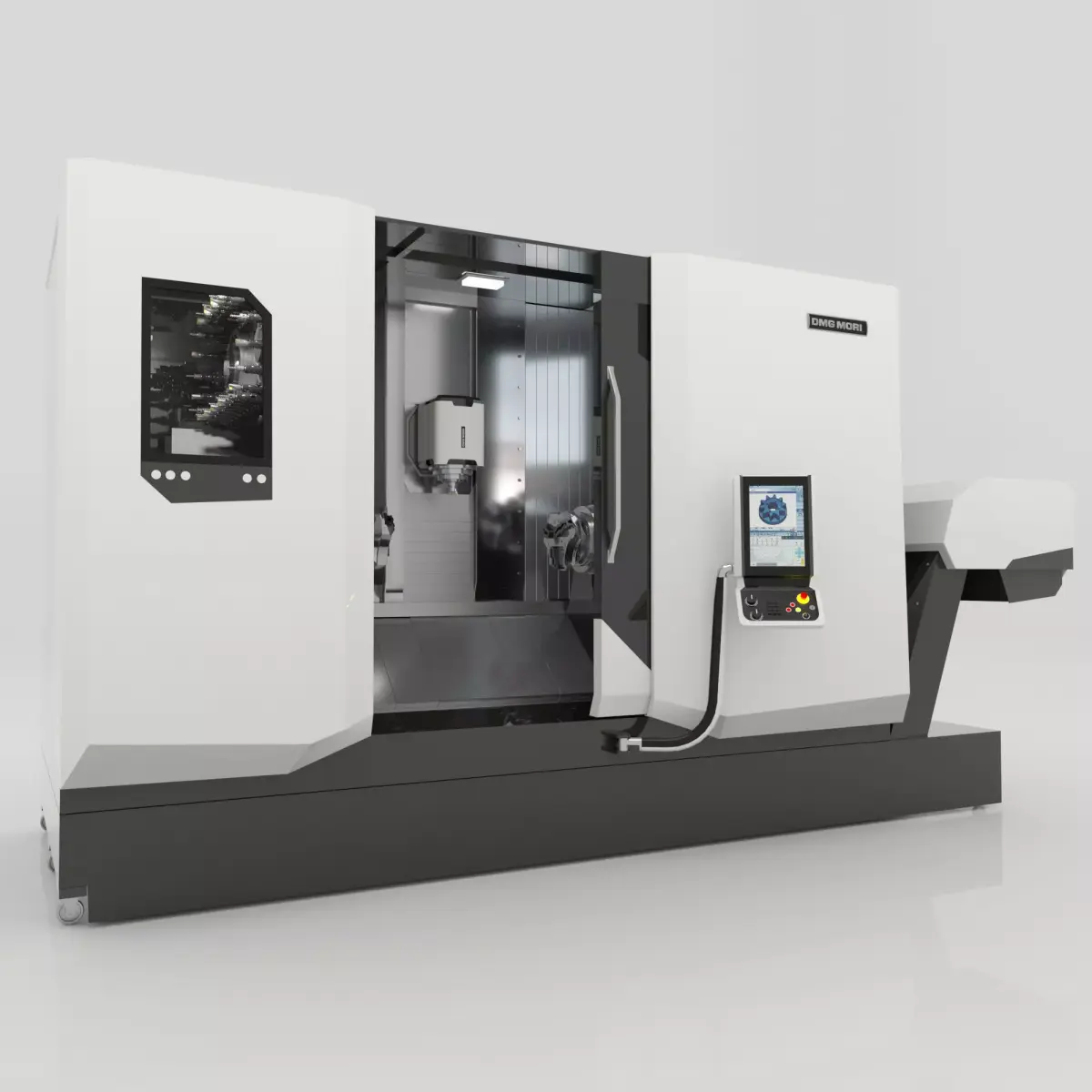 Milling Machine Universal Turning 3D model