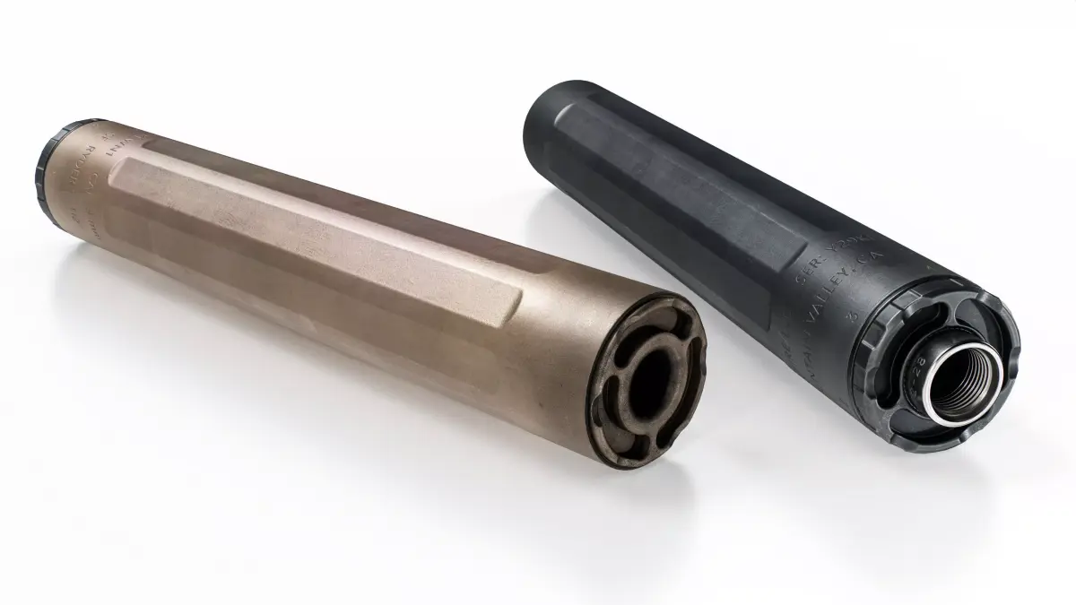 Surefire Ryder 9-Ti2 Handgun Suppressor Low-poly 3D model