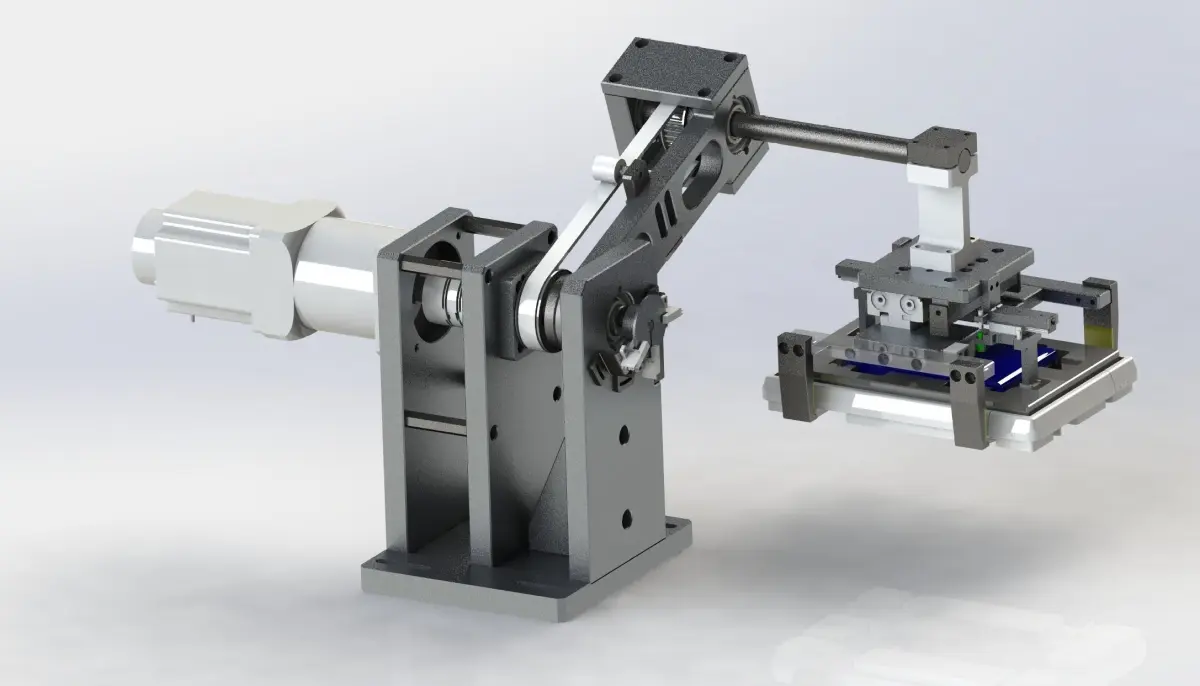 Angle automatic adjustment mechanism 3D model