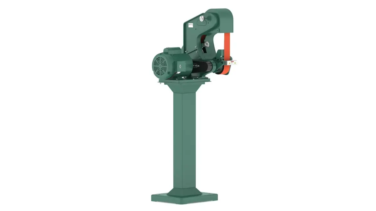 Garage Three Wheel Belt Grinder 3D model