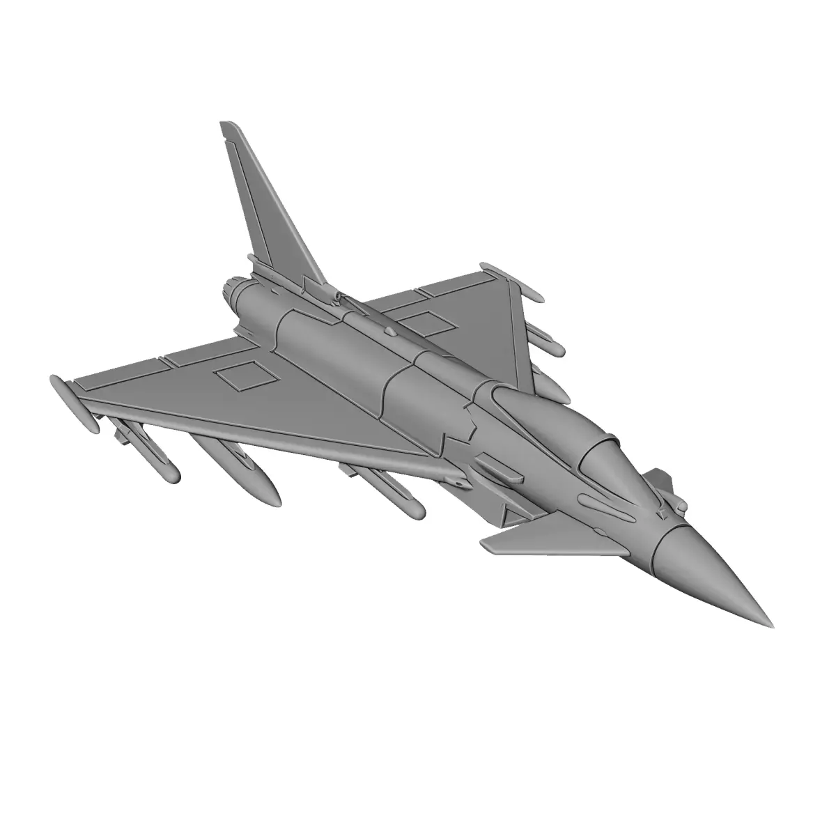 Eurofighter Typhoon 3D print model