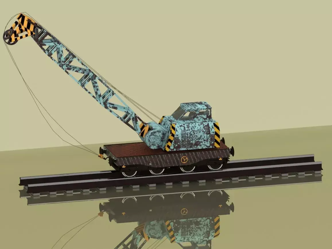 crane toy 3D model
