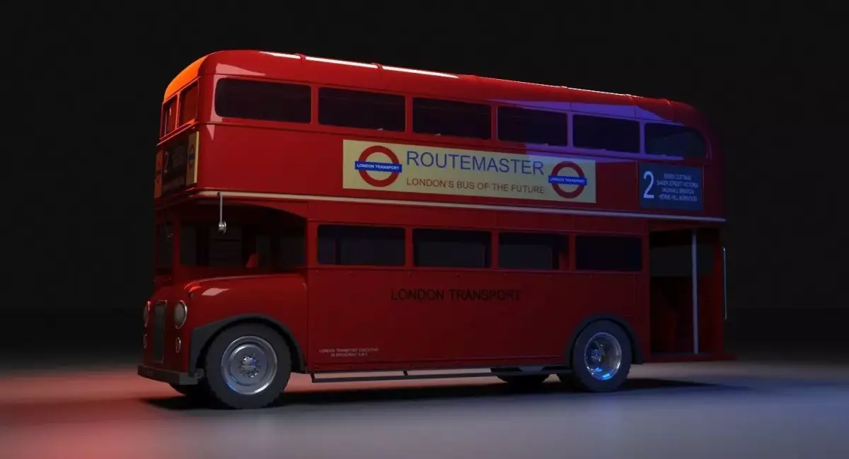 London Bus 3D model purchase